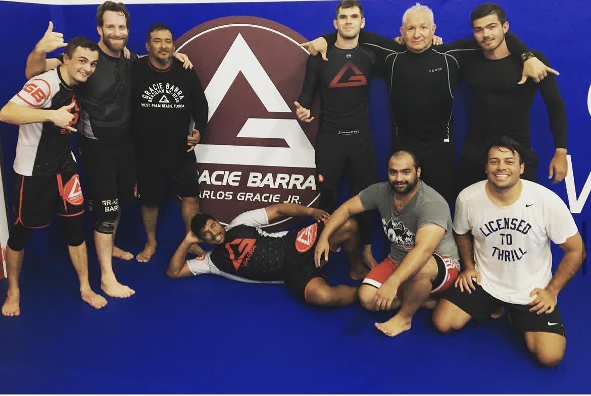 Group photo after Gracie Barra training